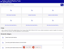 Tablet Screenshot of esskaymachinesindia.com